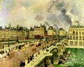 le naufrage du pont neuf de la bonne mere 1901 Camille Pissarro